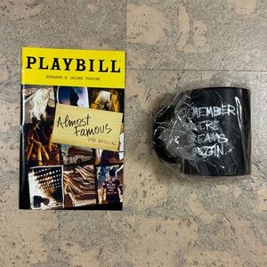 Hell's Kitchen The Musical Mug & Almost Famous Playbill